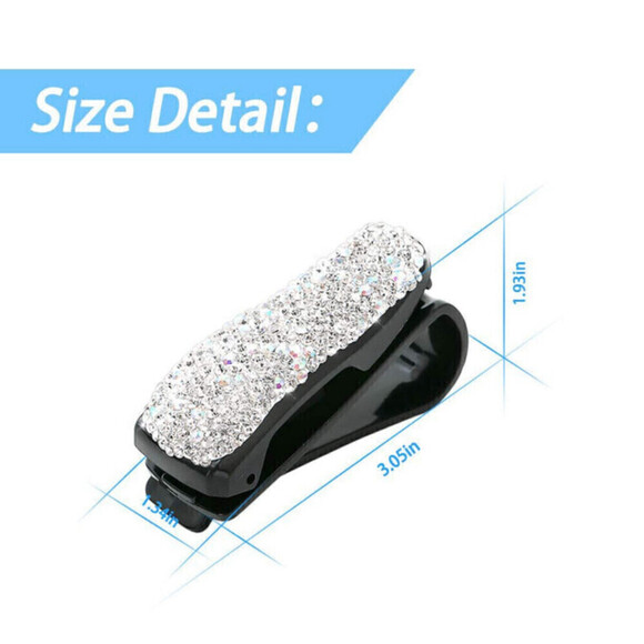 Sunglasses Car Clip In Black - Picture 3 of 3